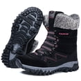 thumbnail image 2 of Botas de nieve de invierno de caña alta con forro polar, botas gruesas de algodón antideslizantes, botas de tubo resistentes al frío, zapatos de mujer de talla grande, 2 of 5