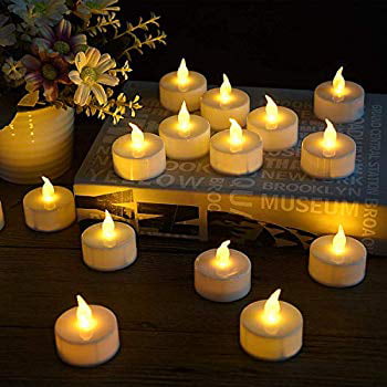 Ideal for Party Wedding Birthday Gifts and Home Decoration Tea Light 150 Pack Flameless LED Tea Lights Candles Flickering Warm Yellow 100+ Hours Battery-Powered Tealight Candle