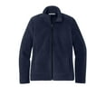 thumbnail image 3 of Port Authority L211 Ladies Ultra Warm Brushed Fleece Jacket , Insignia Blue/ River Blue Navy, 4XL, Womens Fleece Jackets, 3 of 4