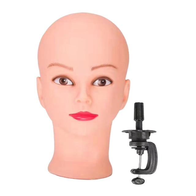 Bunblic Female Wigs Head Mannequin Hat Display Rack Multipurpose Hairpieces Show Professional Realistic Cap Display Stand Cap Holder With Makeup