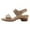 Khaki, variant on Womens Sparkly Rhinestones Walking Sandals 2026 Beach Summer Glitter Chunky High Heels Dress Sandals
