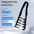 thumbnail image 2 of Texture Comb, Voluminous Wide Toothed Hair Comb,Fluffy Texture Styling Comb with Parting Tip, Hair Brushes for Barber Hairdressing Hair Pick,Gray, 2 of 5