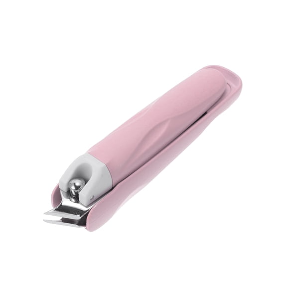Unique Bargains 1pc Anti-splash Nail Clippers for Easy Nail Trimming Pink Small