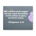 thumbnail image 6 of Scripture Walls God Shall Supply Philippians 4:19 Bible Verse Canvas Christian Wall Art Ready to Hang Unframed, 6 of 17