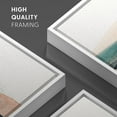 thumbnail image 4 of PixonSign Canvas Print Wall Art Set Abstract Watercolor Green Mountains Geometric Wilderness Illustrations Modern Art Rustic Landscape Pastel for Living Room, Bedroom, Office - 24"x36"x3 White, 4 of 5