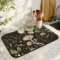 thumbnail image 3 of Experience Superior Absorption with Our Mushroom & Snails Coffee Drying Mat 19.5x12in, Diatom Mud Kitchen Pads for Counters, 3 of 7