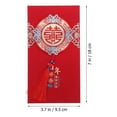 thumbnail image 2 of DRAFIDEEP 12Pcs Marriage Paper Red Packets Wedding Supplies Red Envelopes Large Enough for Currency Storage, 2 of 5