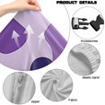 thumbnail image 7 of SCRAWLGOD Violet Camouflage Print Set of 4 Gaming Chair Covers with Armrest Covers Elastic Universal Fit Gaming Chair Slip Cover Set Dustproof Rotating Armchair Slipcovers, 7 of 7