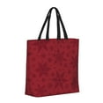thumbnail image 2 of Naloa Christmas Red Snowflakes Tote Bag for Women, Foldable Tote Bag With Zipper, Large Shoulder Bag, Top Handle Handbag for Travel, Work, Shopping, 2 of 9