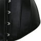thumbnail image 4 of Corsé hasta cintura deshuesada Cincher Bustier Top Túnica sexy con botones delanteros - Negro, 4 of 5
