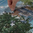 thumbnail image 4 of Ambesonne Detroit Jigsaw Puzzle, Summer Afternoon River, Heirloom-Quality Fun Activity for Family Durable Cardboard, 1000 pcs, Green Blue Aqua, 4 of 5