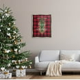 thumbnail image 2 of Stupell Industries Happy Holidays Tartan Sled Graphic Art Luster Gray Floating Framed Canvas Print Wall Art, Design by Amanda McGee, 2 of 6