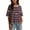 #2Wine, variant on Byworldtasic Oversized Striped T-Shirts for Women Summer Color Block Short Sleeve Tops Drop Shoulder Boxy Tees