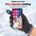 thumbnail image 3 of Winter Men's Outdoor Coldproof Ski Gloves Windproof Waterproof K Gray, 3 of 5