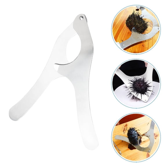 TOYMYTOY Seafood Opening Tool Sea Urchin Cutter Stainless Steel Ergonomic Handle for Home Cooks 1Pcs