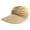 Beige, variant on UPF 50+ Women's Sun Visor Hat, Wide Brim Elastic Ponytail Cap, Foldable UV Protection Hat for Summer Beach