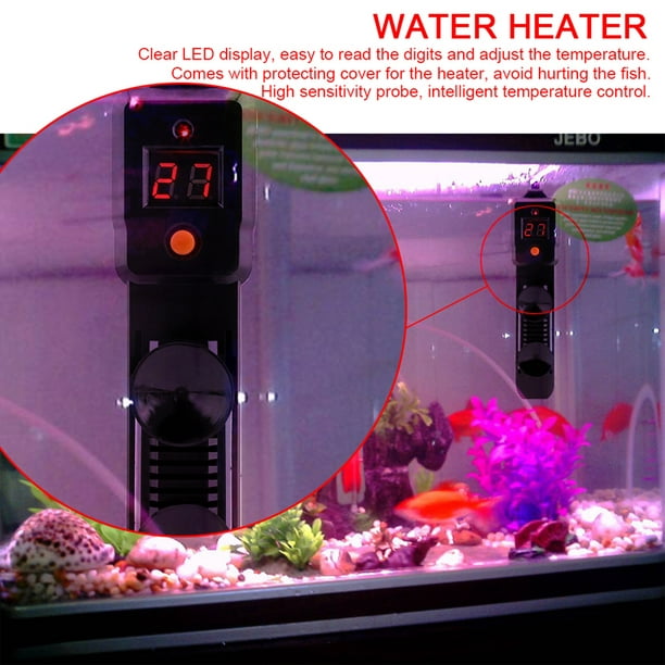 Thermostat à température réglable, 110v – 220v, ue et US, appareil de  chauffage Submersible pour Aquarium, chauffe