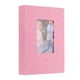 thumbnail image 1 of Álbum de Fotos Pequeño, Libro de Imágenes con Cubierta de Lino de 5x7 que Sostiene 52 Fotos, Rosa, 1 of 7