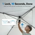 thumbnail image 4 of Quictent 10' x 10' Pop up Canopy with Netting, Screen House, Beige, 4 of 10