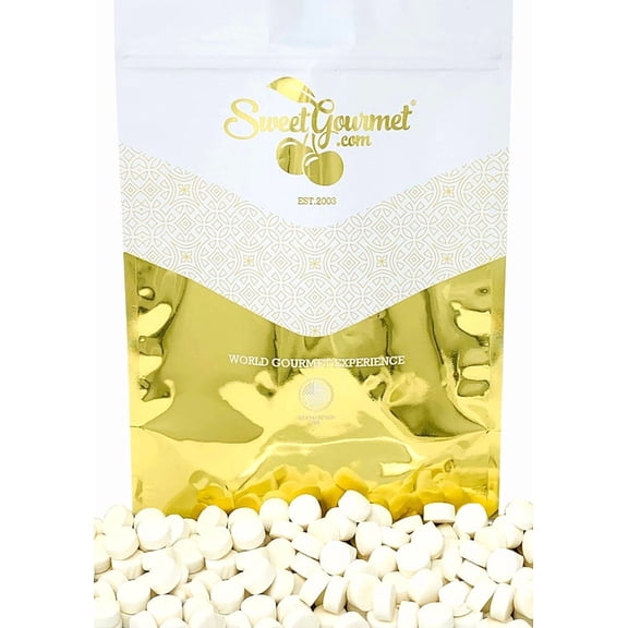 SweetGourmet White Peppermint Lozenges, Canada Mints Bulk Candy, 4 Pounds