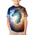 thumbnail image 2 of Wings Of Fire WOF Kid's T-Shirt Short Sleeve T-Shirt Tops Summer Tee Shirt for Boys Girls 160CM, 2 of 8