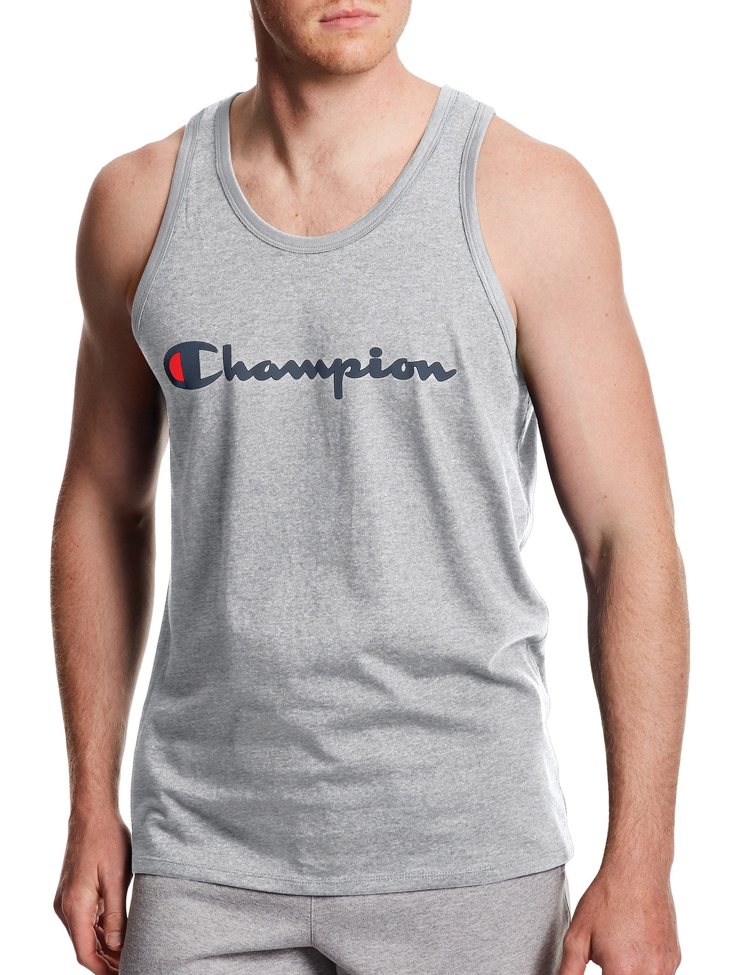 Champion Mens Classic Jersey Ringer Tank Top