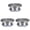 Silver 3PCS, variant on Pitcher Lid Replacement Water Pitcher Cover Sturdy Stainless Steel Glass Jug Cover Water Bottle Lid Replacement Stoppers For Beverage Glass Cups