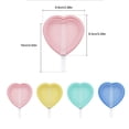 thumbnail image 4 of Billuyoard Molde de helado DIY corazón de silicona 40ml fabricante con tapa fiesta congelador cubo pudín gelatina hacer molde Gadget rosa Cocina y Comedor Azul Billuyoard HA063781-04, 4 of 6