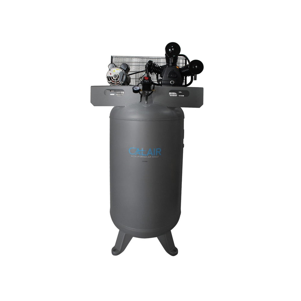 5 HP 80 Gallon ASME Tank One-Stage Oil-Lubricated Belt Driven Air Compressor