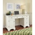 thumbnail image 1 of Home Styles Naples Pedestal Desk White Finish, 1 of 4