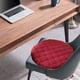 thumbnail image 3 of Cojín redondo para silla, cojín de suelo de tatami de felpa, 1 cojín redondo de 40 cm con base antideslizante y funda lavable a máquina, para sillas de comedor, taburetes y comodidad, 3 of 8