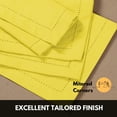 thumbnail image 2 of Softopia Cotton Hemstitch Table Fabric Cloth Napkins 18"x18", Set of 4, Lemon Yellow, 2 of 7