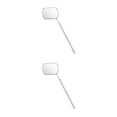 thumbnail image 2 of letairis Stainless Steel Mirror for Checking Eyelash Applying Tools Extension Silver 2PCS, 2 of 6