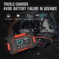 thumbnail image 3 of NEXPEAK NC101 Car Battery Charger, Smart Battery Trickle Charger 12V 6A Automotive Battery Maintainer Desulfator with Temp Compensation for Car Truck Motorcycle Lawn Mower Marine Lead Acid Batteries, 3 of 7