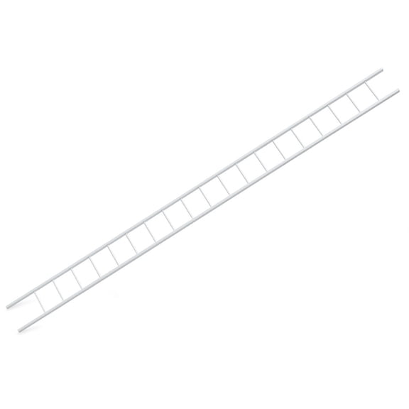 Plastruct Styrene Structural Ladder - Pkg of 2, 1:16 Scale, 3/4" H x 1-3/32" W x 15" L
