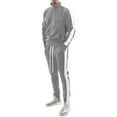 thumbnail image 3 of KKBOTIVE Mens Tracksuits 2 Pieces Casual Sport Sets Long Sleeve Jacket and Sweatpants Suits Color Block Jogging Sweatsuits, Grey, Size L, 3 of 9