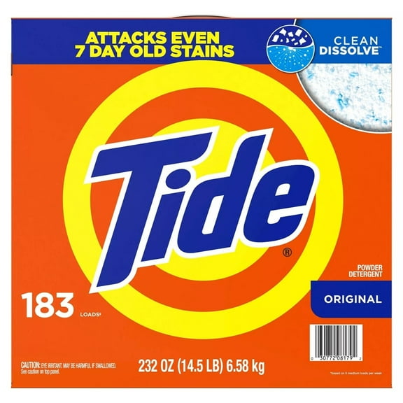 Tide HE Ultra Powder Laundry Detergent Original (232 Ounce 183 Loads)