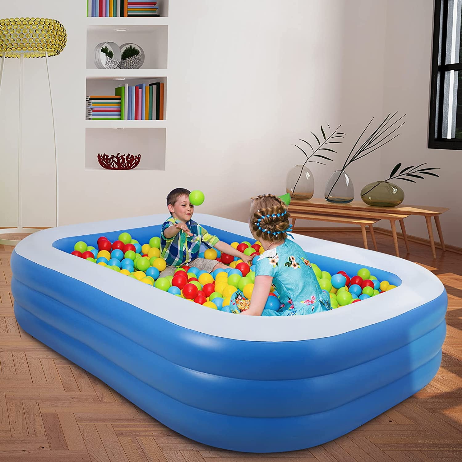 Buy LAZY BUDDY Inflatable Swimming Pool Kids Paddling Pool Toys Sand