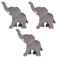 thumbnail image 1 of 3 uds. De elefante tallado a mano en madera, decoración, animal PEQUEÑO bonito, artesanías de madera, 1 of 5