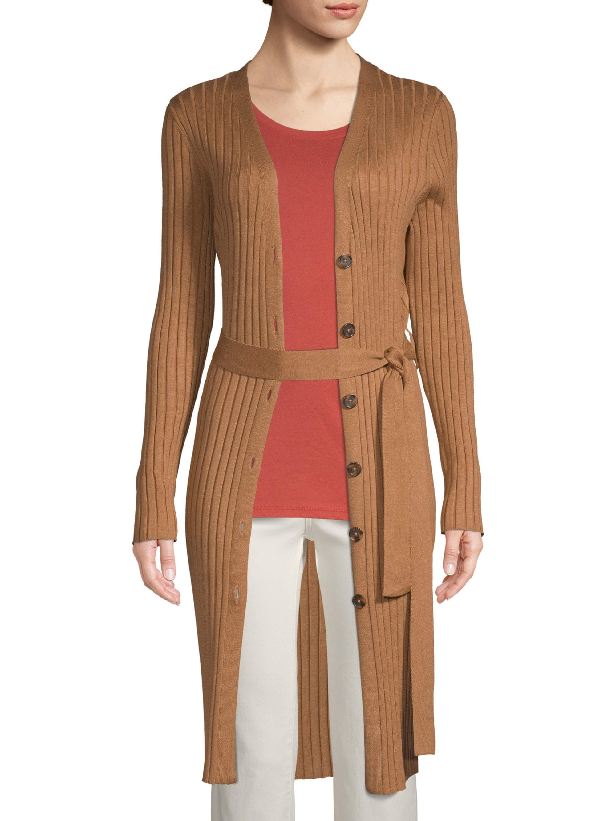 time and tru long cardigan
