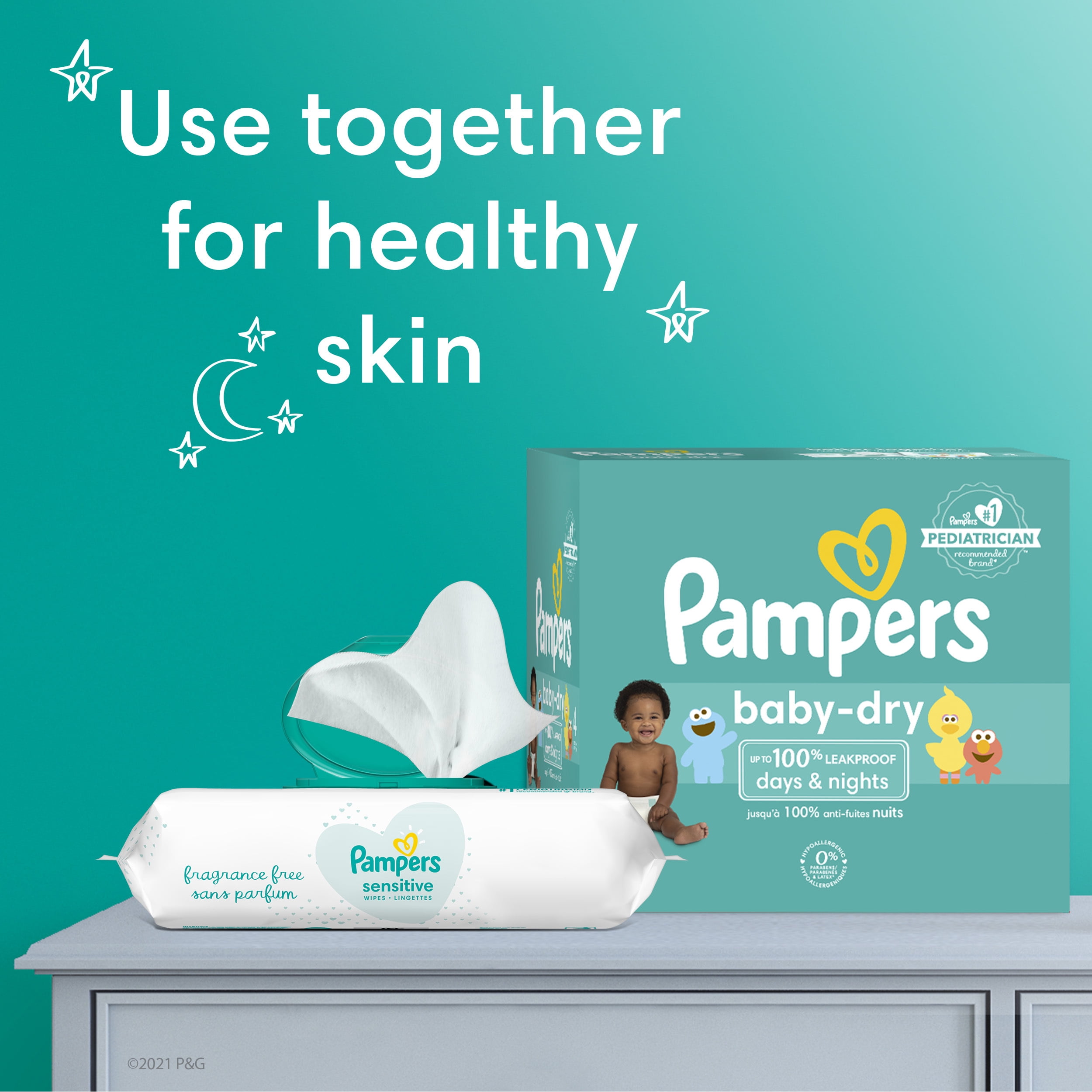 Pampers Baby Dry Pantal Taille 5 Essential Pack 21 par pack