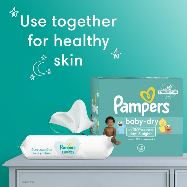 Pampers Baby Dry Pañales Talla 6 / 112 Unidades