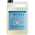 thumbnail image 2 of Mrs. Meyer’s Clean Day Liquid Dish Soap Rainwater Scent Bundle Pack, Includes 48 Oz. Dish Soap Refill & 16 Oz. Dish Soap Bottle, 2 of 8