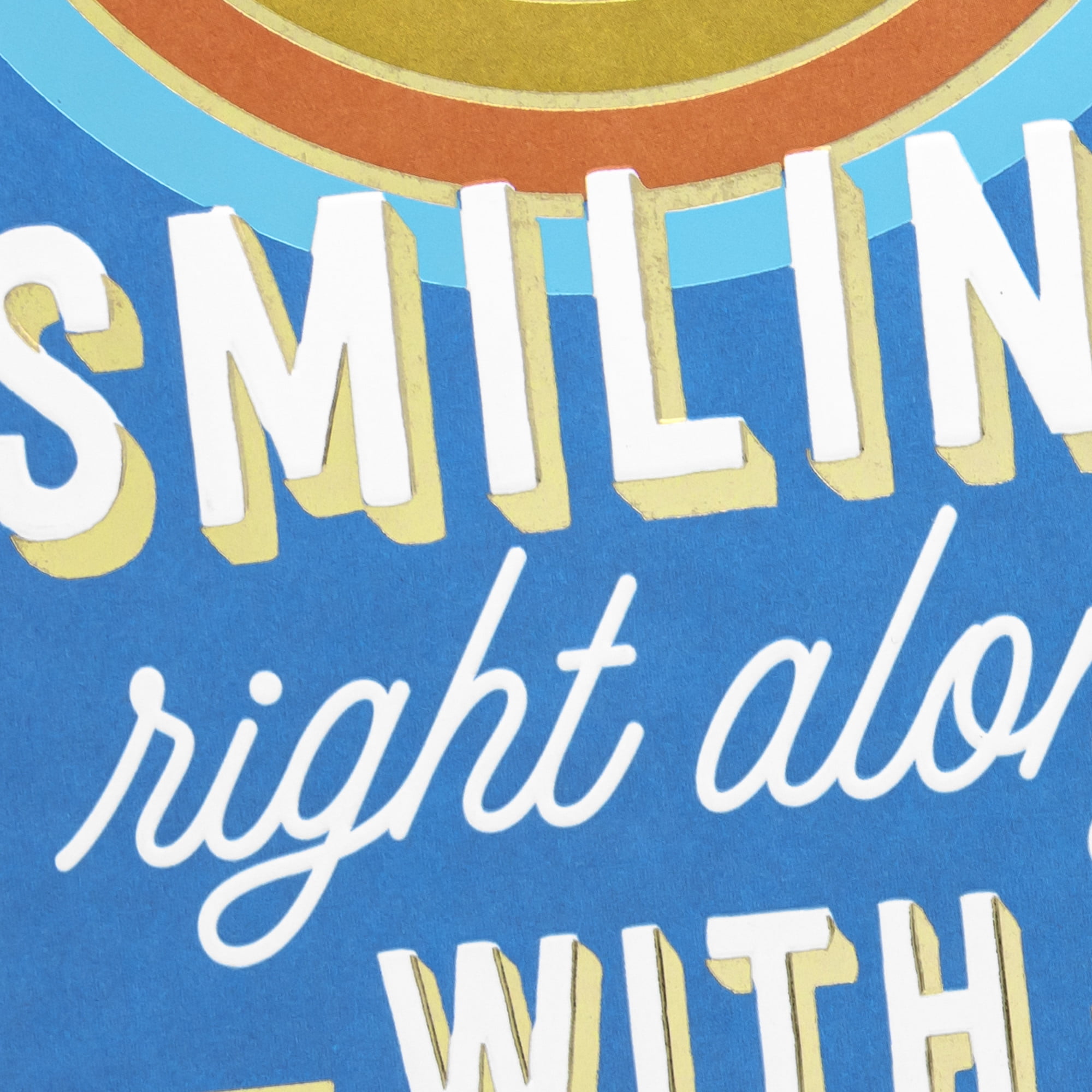 Hallmark Congratulations Card (Smiling Along With You)