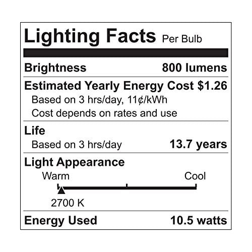 Ge Lighting 21900 Led11dav3 2pk Light Bulb 10 5w White A19 Shape 2 Pack Walmart Com Walmart Com