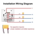 thumbnail image 5 of Tuya Smart Switch Zigbee European Standard Button Wall Switch, 5 of 5