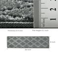 thumbnail image 2 of Pure Era 8" x 30" Carpet Stair Treads Protector Cover Indoor Non Slip Self Adhensive Tape Free Set of 12 (Gray Diamond Trellis), 2 of 9
