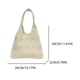thumbnail image 2 of Bolso Playa Malla Hobo Punto Gran Capacidad Con Patrón Corazón Ganchillo para Mujer, 2 of 9