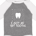 thumbnail image 4 of Inktastic I Got My First Tooth Announcement Boys or Girls Long Sleeve Baby Bodysuit, 4 of 5