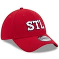 thumbnail image 3 of Men's New Era Red St. Louis Cardinals 2024 City Connect 39THIRTY Flex Hat, 3 of 6